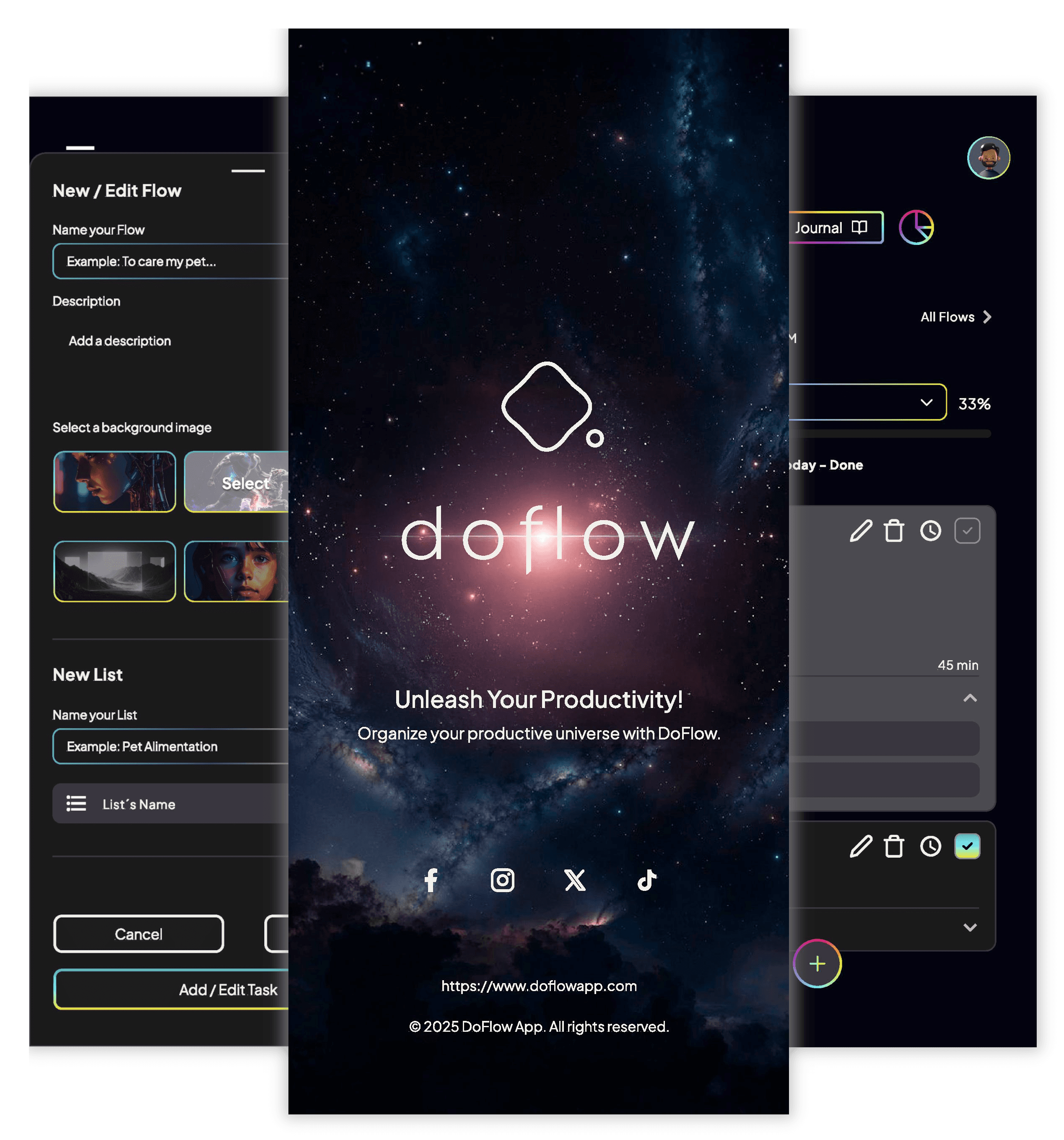 DoFlow App Interface